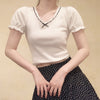 Lace Butterfly Fit T-Shirt Top  HA1392