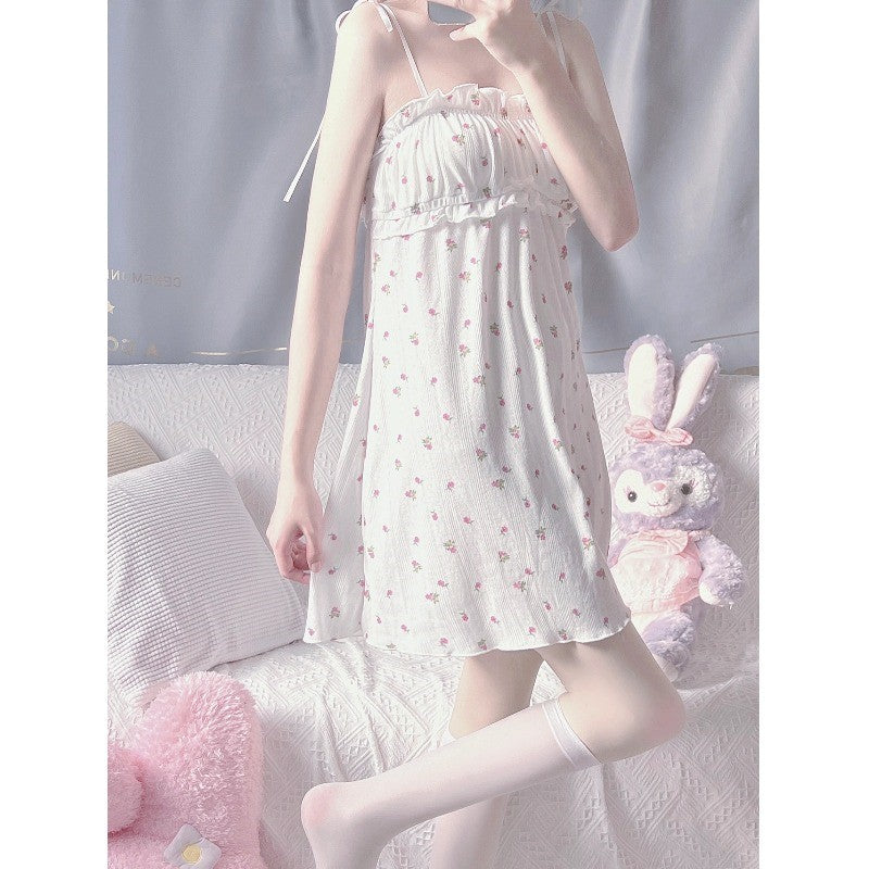 Floral sling night dress HA1602