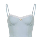 Dream lace light blue suspenders   HA1685