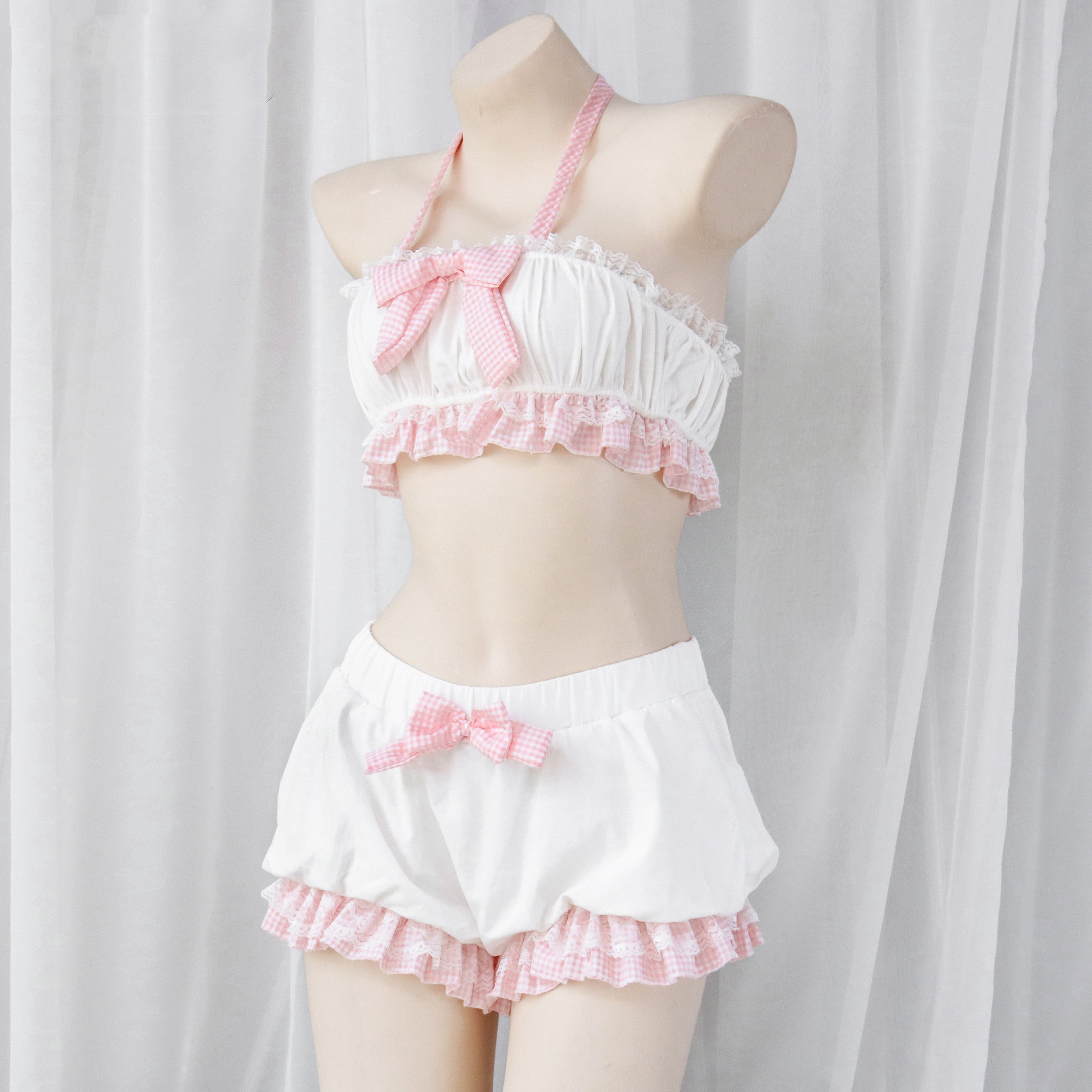 Bow bloomers tube top set    HA0703