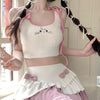 Cute Pink Bunny Vest   HA1724