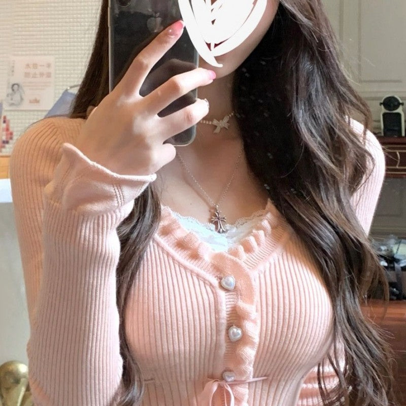 Sweet Desire Two-Piece Knit Top   HA1483