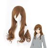 Cos brown long curly hair  HA0272