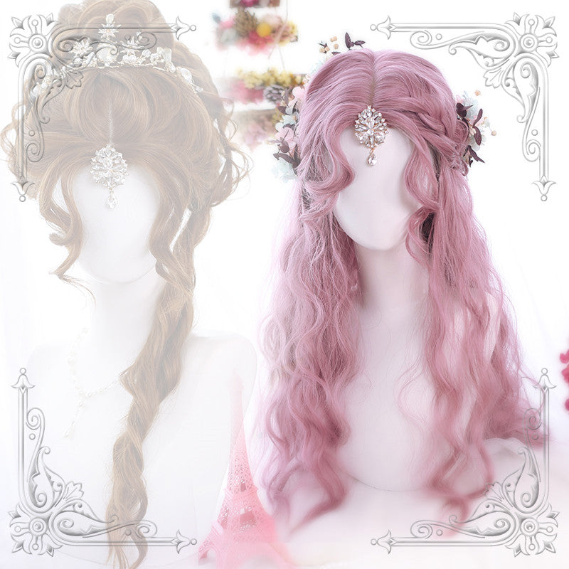 Daily soft girl long curly hair  HA0463