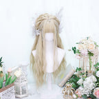 Natural water ripple long curly wig  HA1448