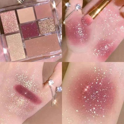 Transparent seven-color eyeshadow palette   HA1283