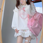 Sweetheart Letters Long Sleeve Sweatshirt    HA1065