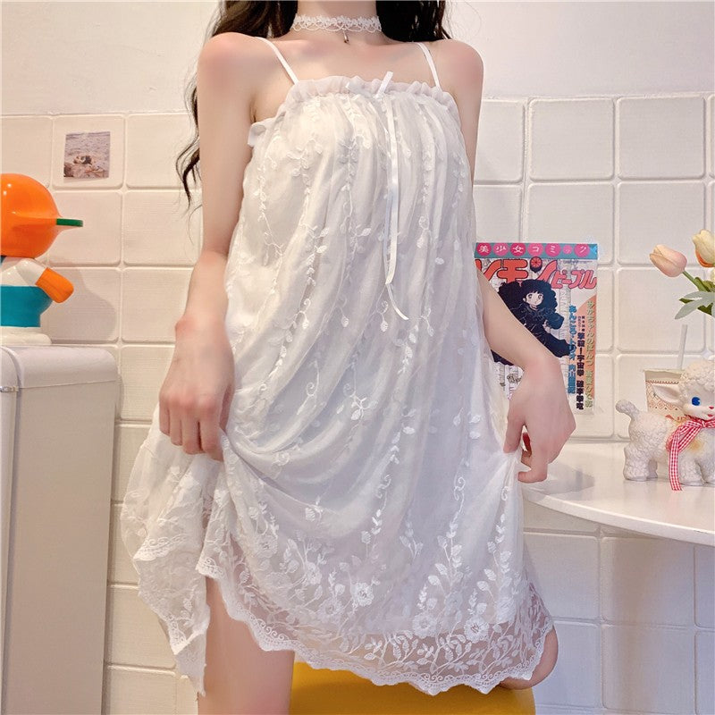Sweet suspender nightdress   HA1512