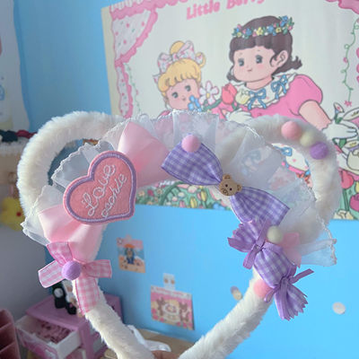 Lolita bear ear sweet hair band   HA0762