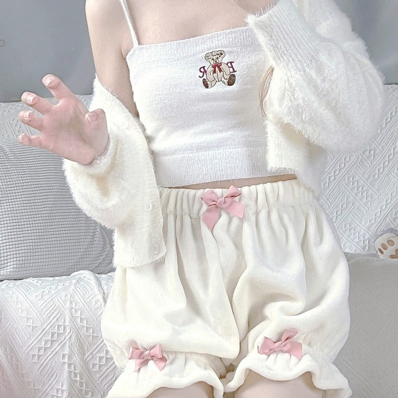 Bear embroidered camisole  HA1288