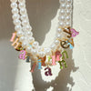 Pearl 26 Letters Pendant Necklace   HA1445