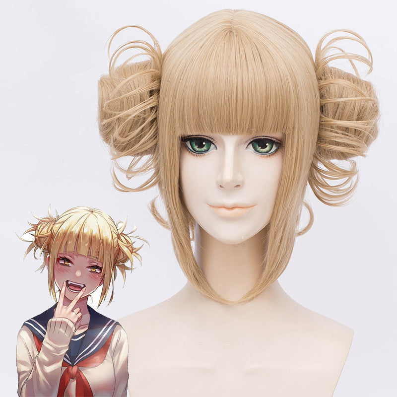 Milk blonde cos wig   HA0712