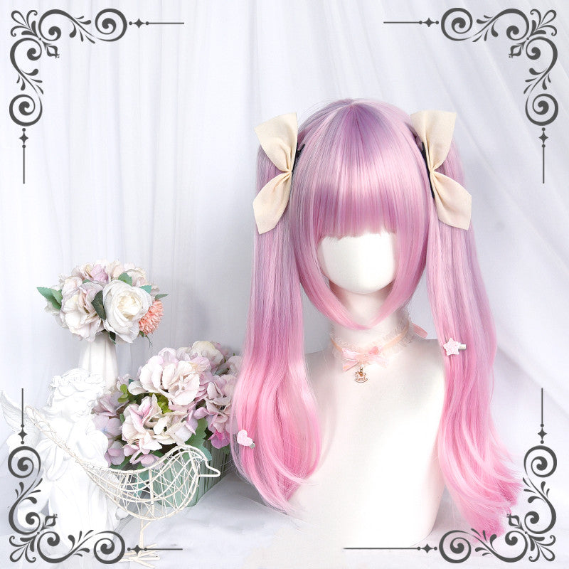 Pink Detachable Ponytail Wig   HA0429