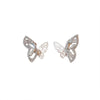 Zircon Hollow Butterfly Ear Clip   HA1725