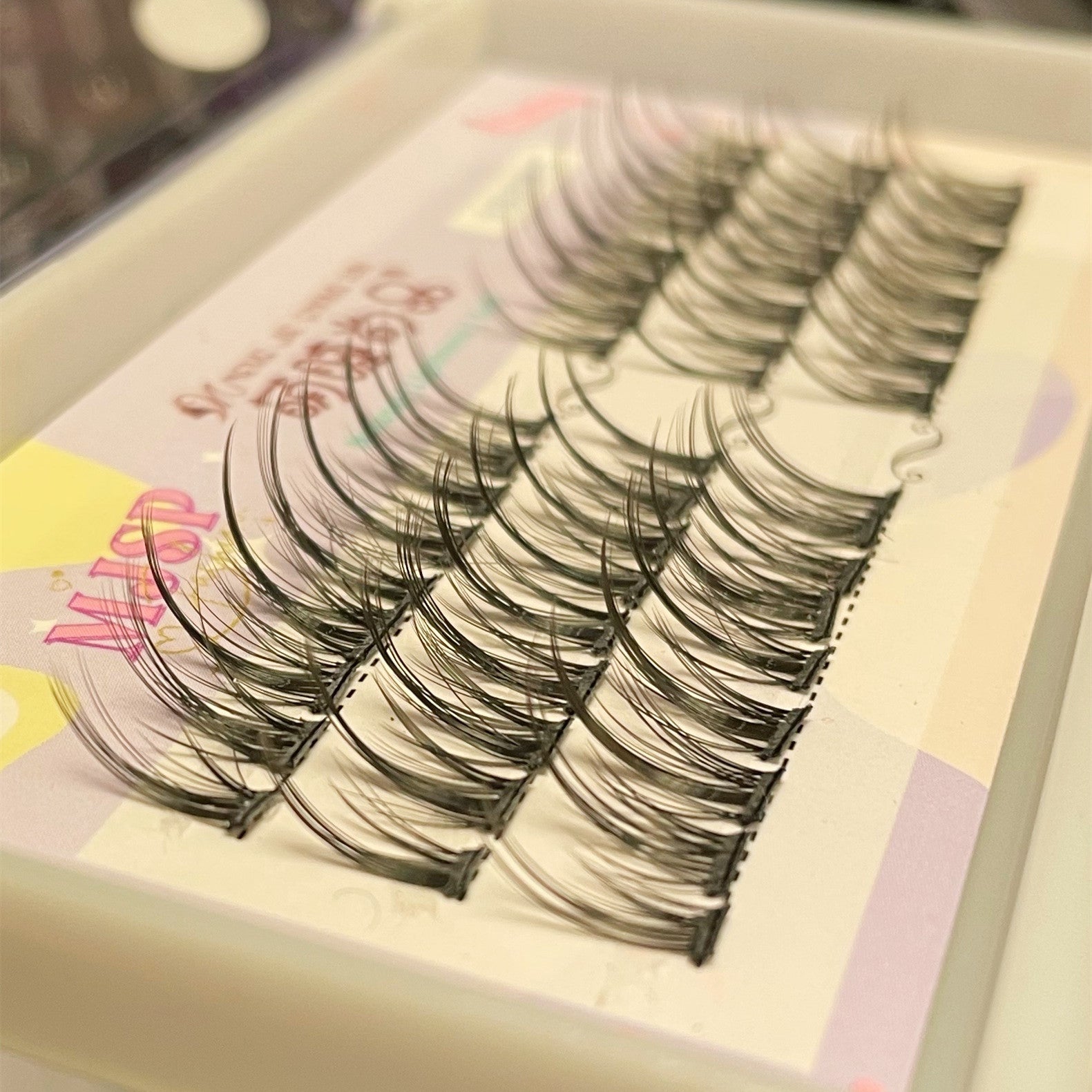 Mink Hair Segmented Little Devil False Eyelashes    HA0651