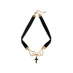 Girl Sakura Wing Choker Necklace  HA1523