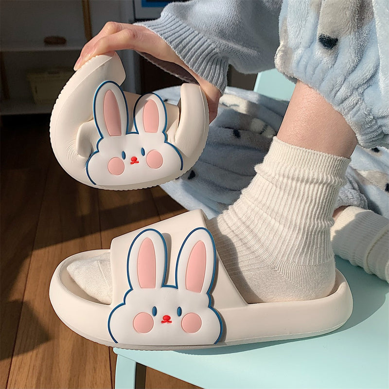 Cute and soft bunny slippers   HA1338