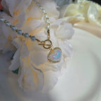 Love Pearl Clavicle Girl Necklace HA1066