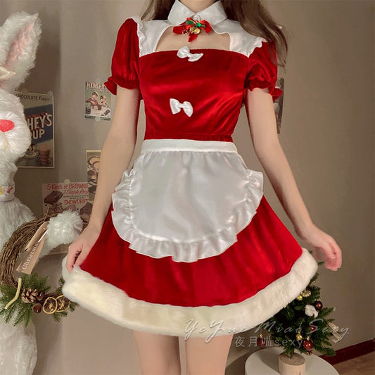 Christmas cutout dress    HA1332