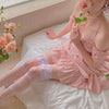 Lace Translucent Over-the-Knee Socks    HA0531