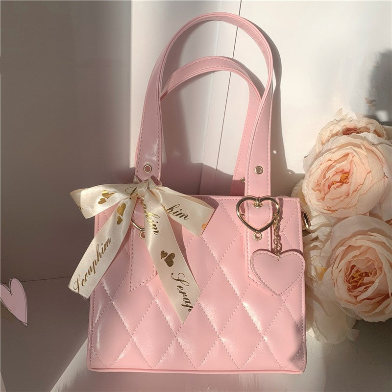 Girls' rhombus small square bag   HA1544