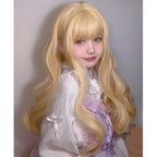 Mosaic Jinqi bangs long curly hair  HA0871