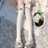 Cute knee socks white stockings   HA1430