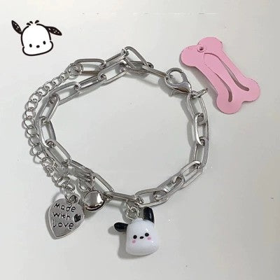 Bunny plush doll bag pendant  HA1789