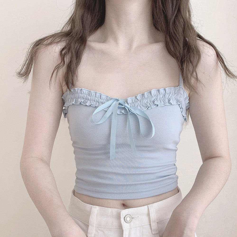 Lace bow small suspenders  HA1560