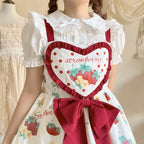 White Doll Collar Puff Sleeve Shirt HA1566