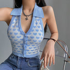 Spice Girls V-Neck Halter Camisole  HA1134