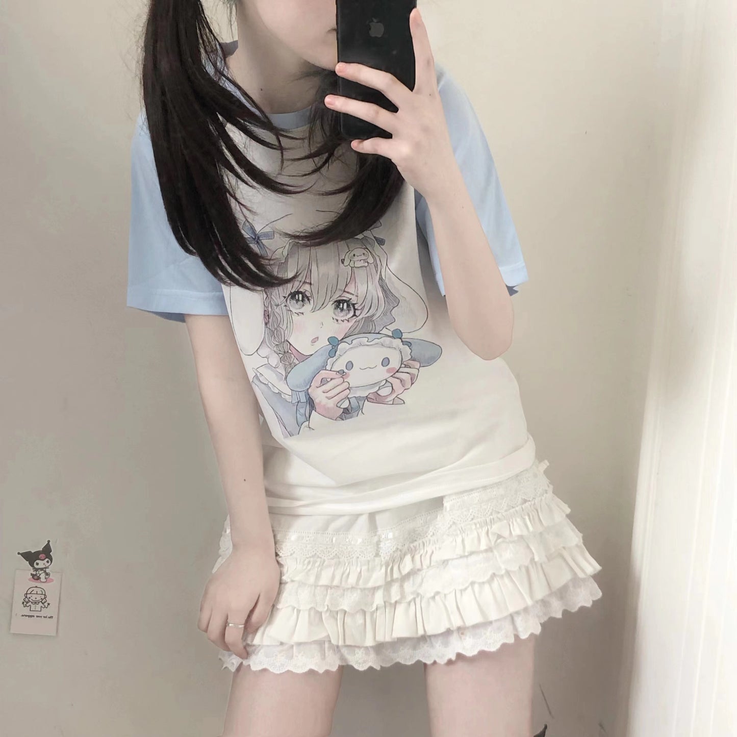 Cute cartoon loose cotton top  HA0485