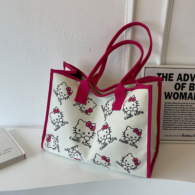 Cartoon cat canvas bag  HA2122
