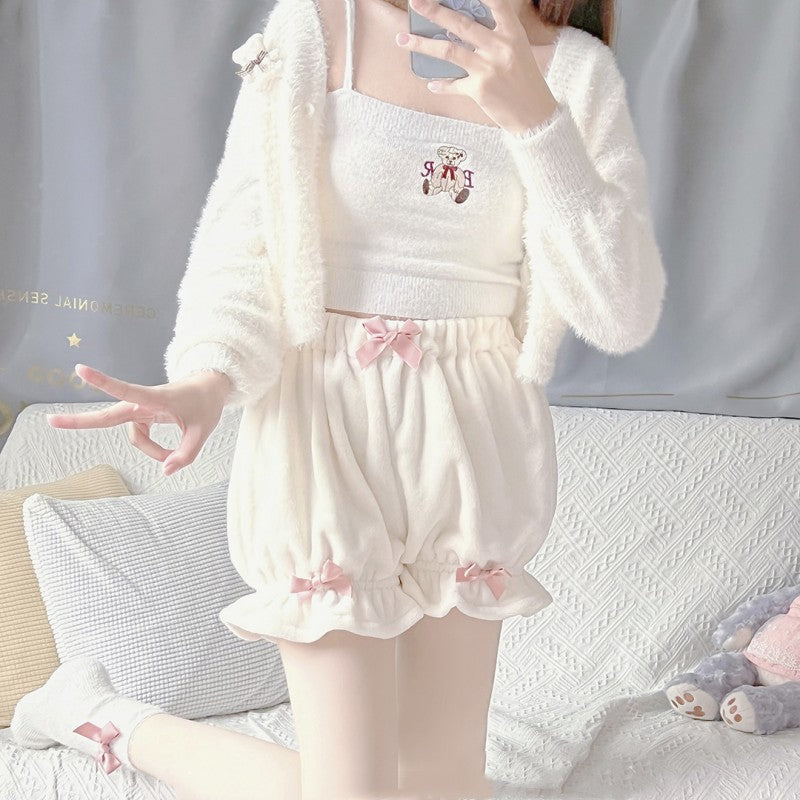 Bear embroidered camisole  HA1288