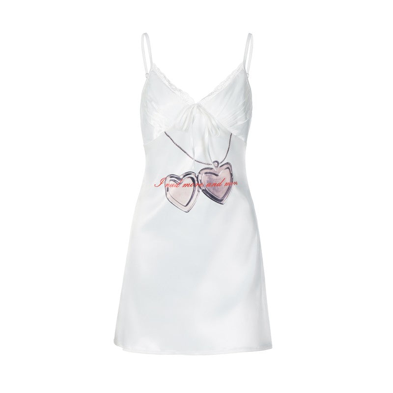 Backless slim suspender dress   HA1553