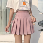High waist pleated skirt HA0965
