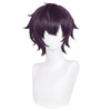 Shoto purple black cos wig   HA0784