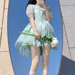Women's mint green fairy dress    HA0480