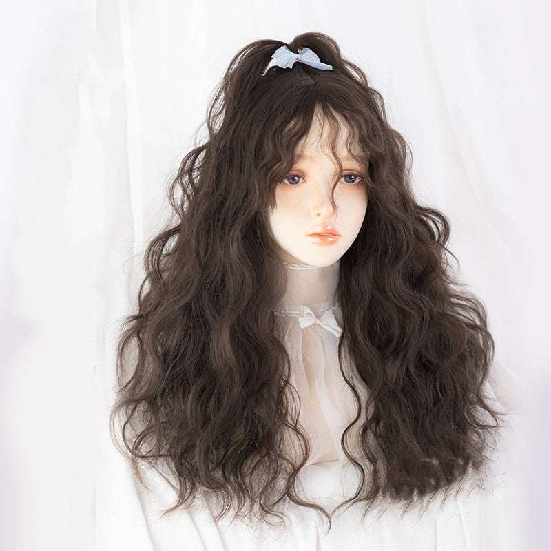 Long curly hair wig   HA1236