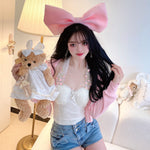 Sweet Bow Lace Suspender    HA0664