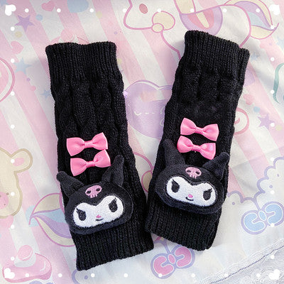 Bowl Lolita wool knitted glove  HA0739