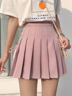 High waist pleated skirt HA0965