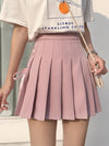 High waist pleated skirt HA0965
