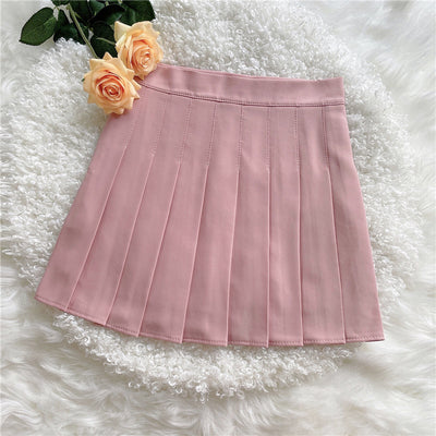 Slim all match pleated skirt HA1330