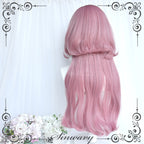 Cute slightly curly long straight hair HA0919