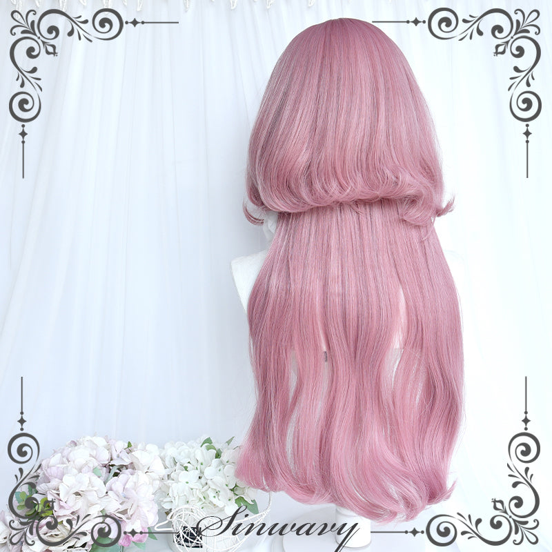 Cute slightly curly long straight hair HA0919