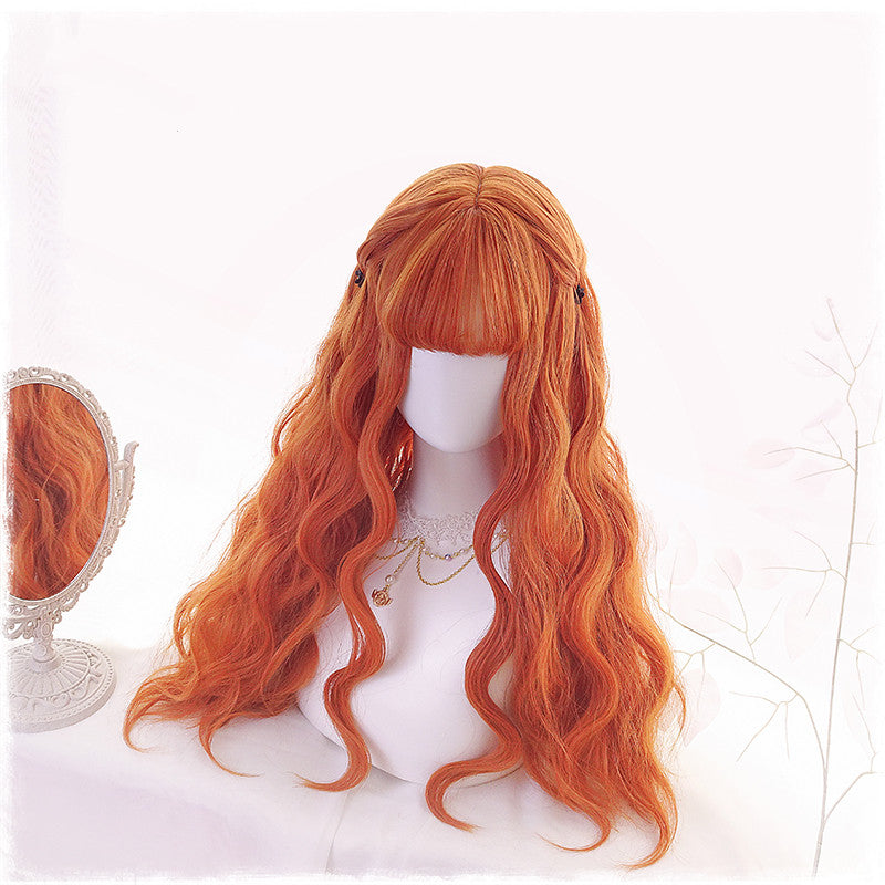 Lolita double ponytail orange wig HA0061