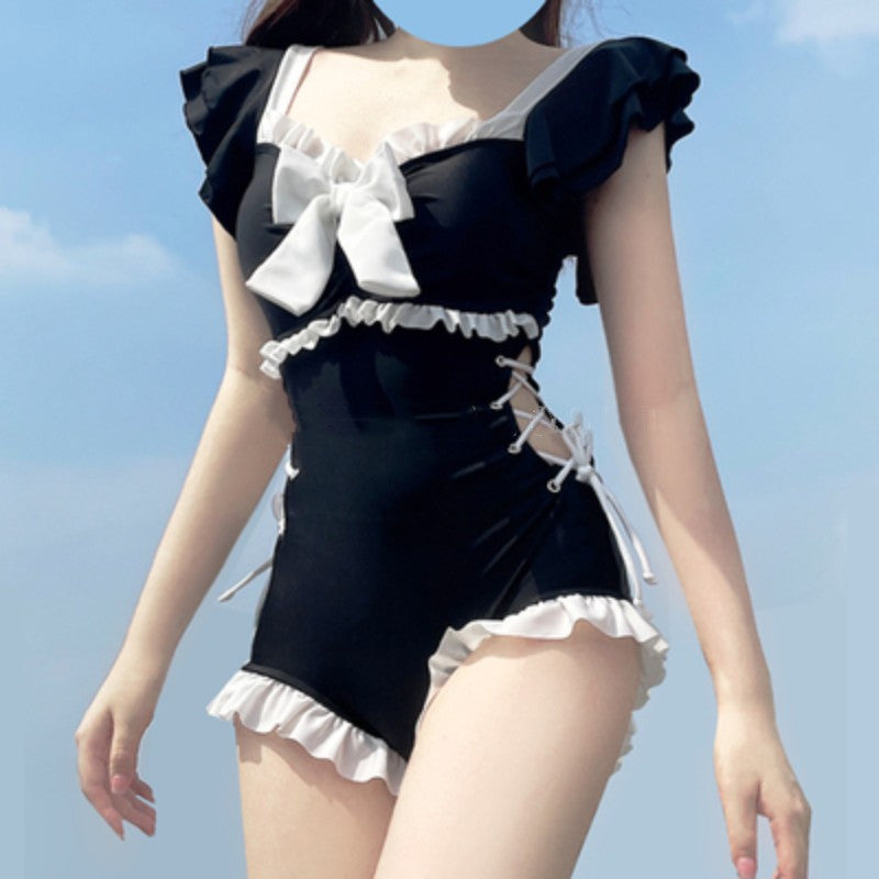 Bow casual swimsuit  HA1674