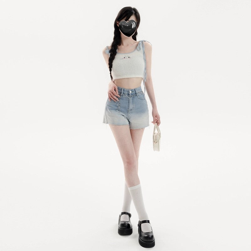 Cute Pink Bunny Vest   HA1724