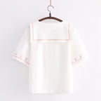 Cute cat ears short-sleeved T-shirt   HA1492